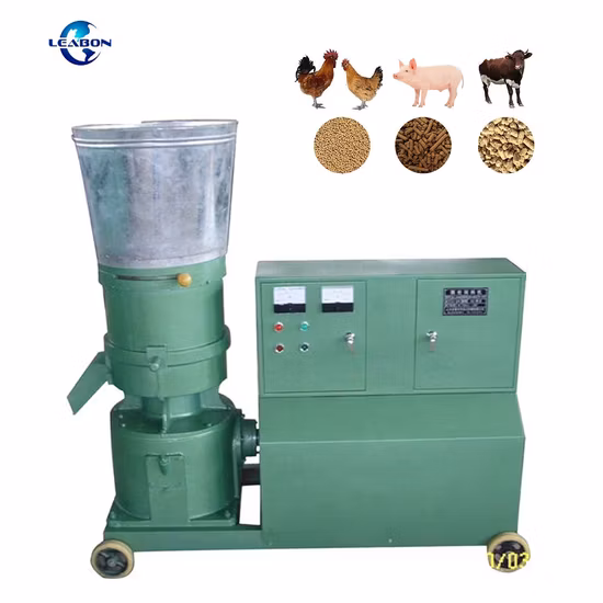 Máquina de pellets de ração para aves de matriz plana usada em casa