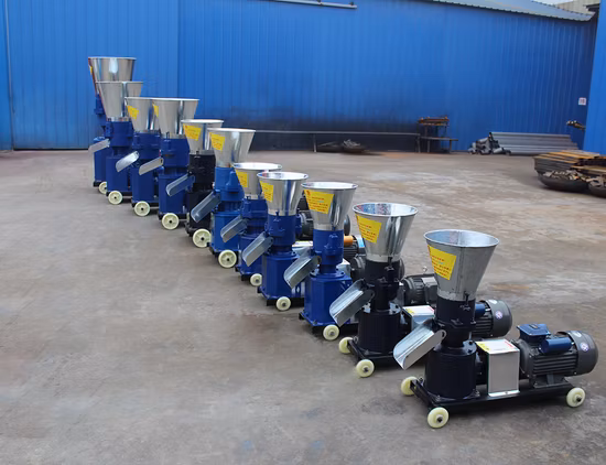 Máquina de pellets de matriz plana 500 kg/h máquina de fabricação de pellets de alimentação animal monofásica/trifásica para venda