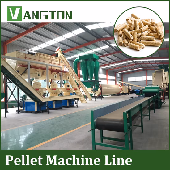 Máquina de pellets de madeira com matriz de anel vertical 1,5-2t/H com 132kw