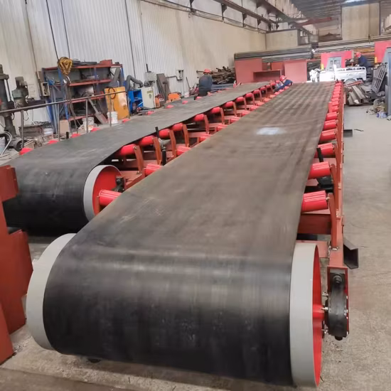 Transportador de correia fixa de pedra grande com capacidade de 1000 toneladas para indústria siderúrgica