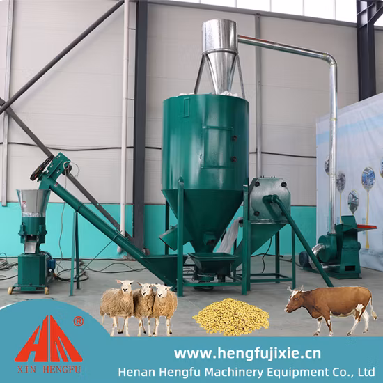 Máquina de pellets de ração animal com matriz plana de bom preço